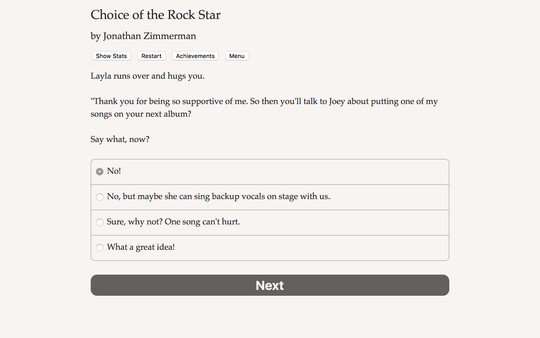 Choice of the Rock Star screenshot 3