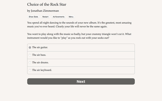 Choice of the Rock Star screenshot 0