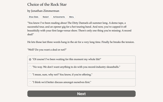 Choice of the Rock Star screenshot 2