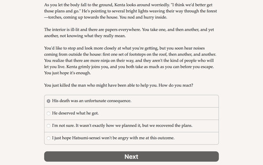 Choice of the Ninja screenshot 3