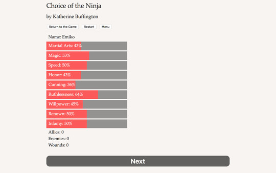Choice of the Ninja screenshot 4