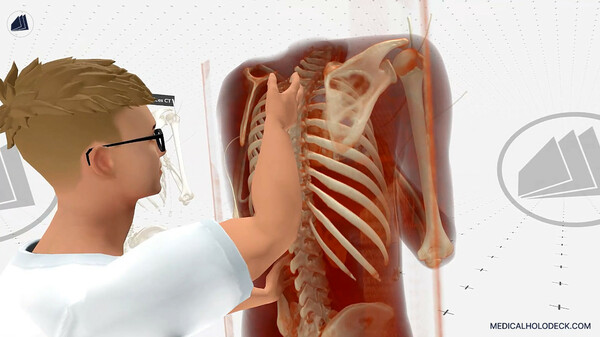 MEDICALHOLODECK. The medical DICOM Viewer and Human Anatomy Lab in Virtual Reality. screenshot 4
