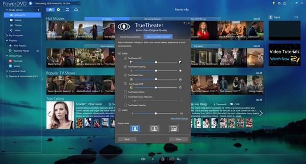 CyberLink PowerDVD 18 Ultra - Media player, video player, 4k media player, 360 video screenshot 2