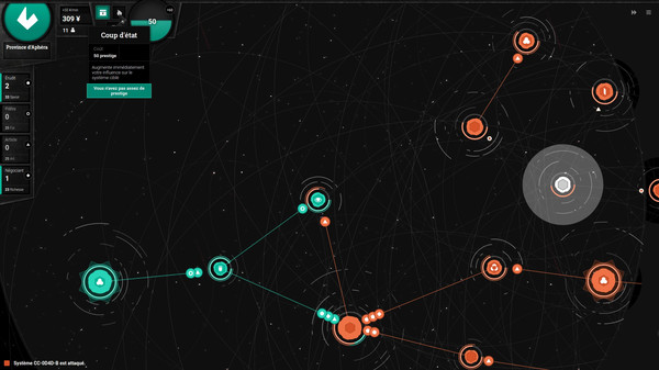 Asylamba: Influence screenshot 3
