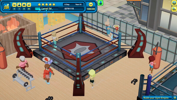 Gym Empire - Idle Gym Tycoon Management screenshot 4