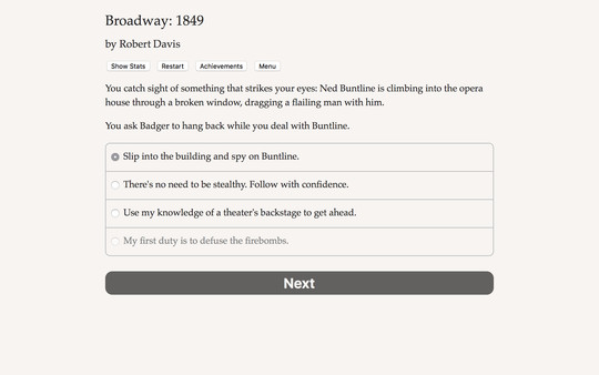 Broadway: 1849 screenshot 4