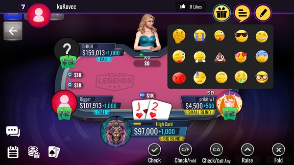 Poker Legends: Texas Hold'em Poker Tournaments screenshot 10