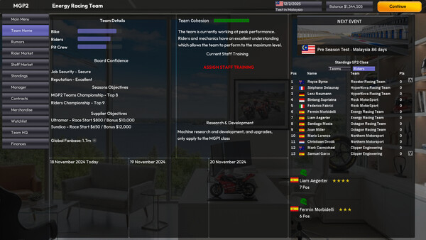 MGP Manager screenshot 1