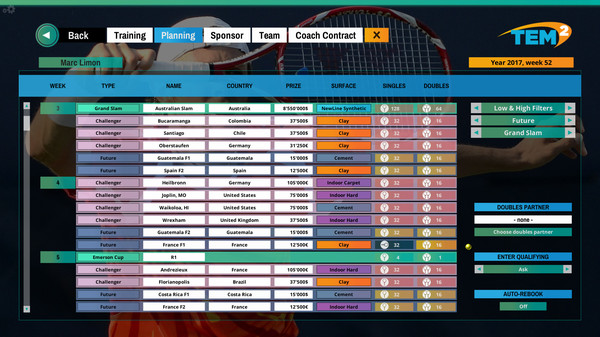Tennis Elbow Manager 2 screenshot 5