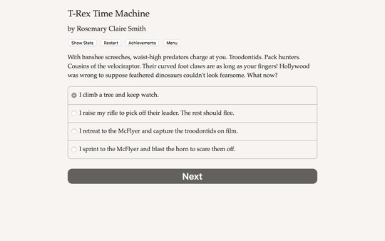 T-Rex Time Machine screenshot 1