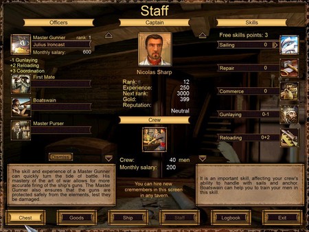 Sea Dogs screenshot 1