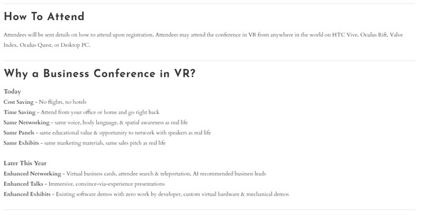 Conference in VR screenshot 4