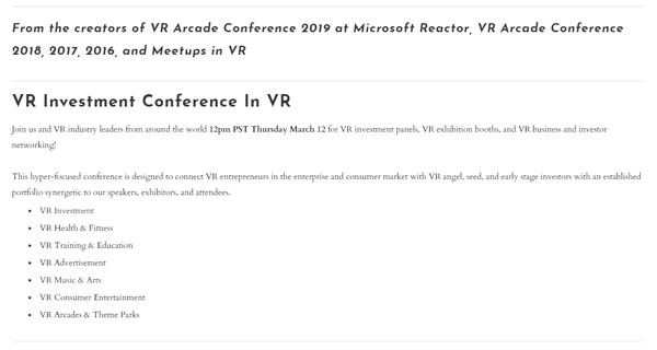 Conference in VR screenshot 1