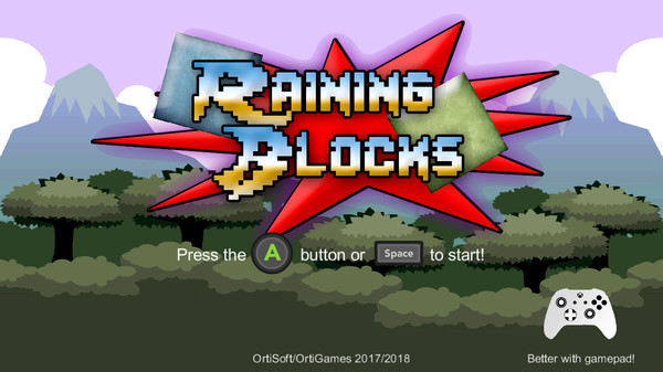 Raining blocks screenshot 1