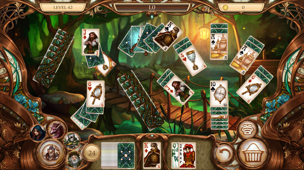 Snow White Solitaire. Charmed Kingdom screenshot 1