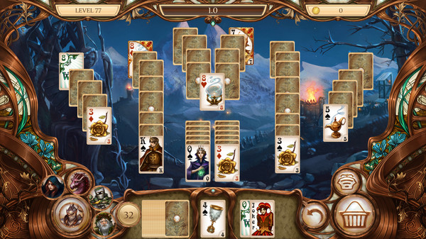 Snow White Solitaire. Charmed Kingdom screenshot 2