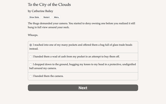 To the City of the Clouds screenshot 2