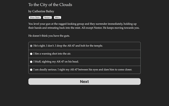 To the City of the Clouds screenshot 1