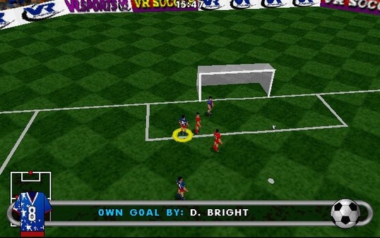 VR Soccer '96 screenshot 1