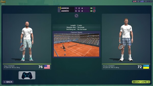 Full Ace Tennis Simulator screenshot 3