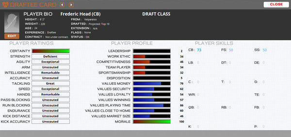 Draft Day Sports: Pro Football 2018 screenshot 5