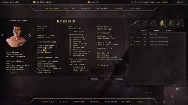 Age of Gladiators II: Rome screenshot 2