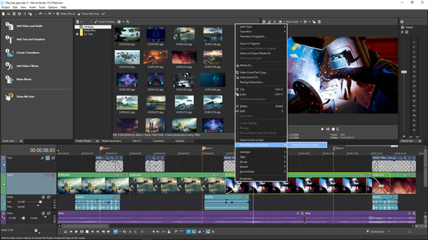 VEGAS Movie Studio 15 Platinum Steam Edition screenshot 2