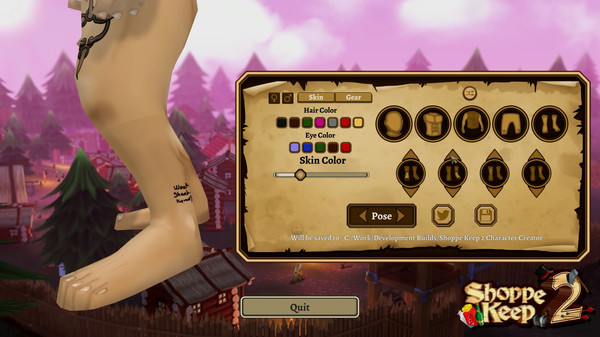 Shoppe Keep 2 Character Creator Preview screenshot 3