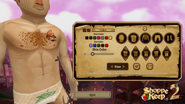 Shoppe Keep 2 Character Creator Preview screenshot 2