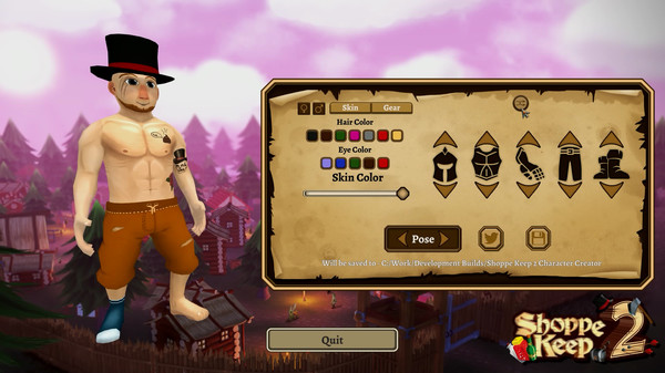 Shoppe Keep 2 Character Creator Preview screenshot 1