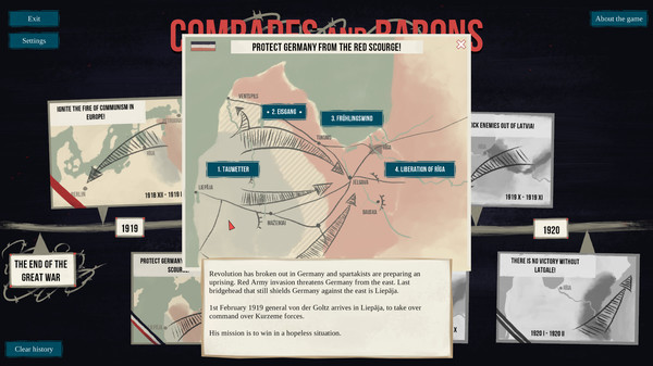 Comrades and Barons: Solitaire of Bloody 1919 screenshot 2
