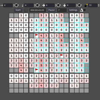 4D Minesweeper screenshot 1
