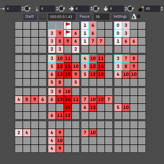 4D Minesweeper screenshot 2