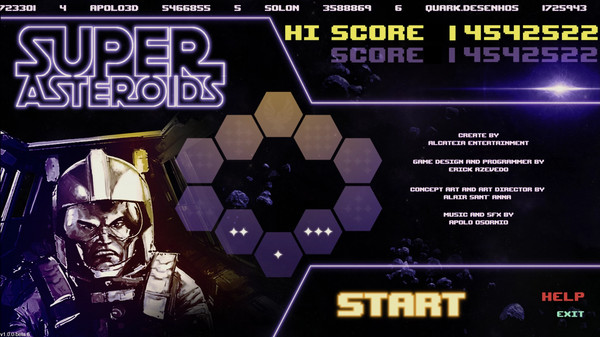 SUPER ASTEROIDS screenshot 8