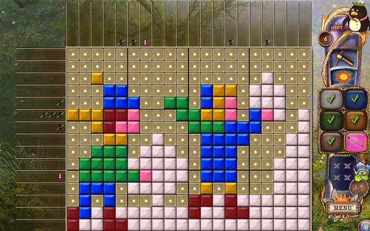 Fantasy Mosaics 20: Castle of Puzzles screenshot 2