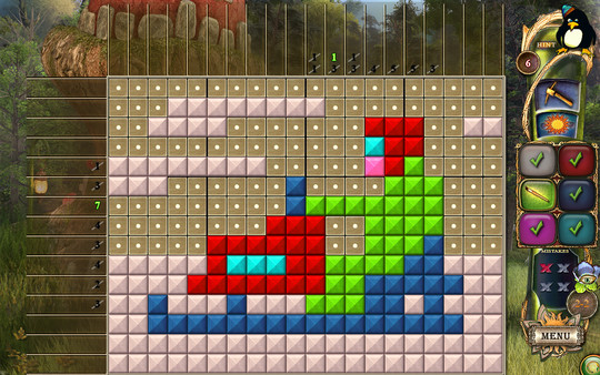 Fantasy Mosaics 23: Magic Forest screenshot 1