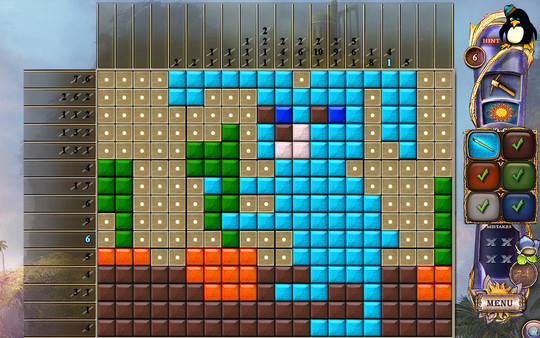 Fantasy Mosaics 24: Deserted Island screenshot 4