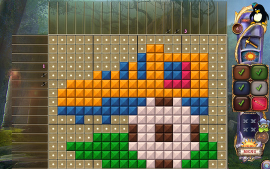 Fantasy Mosaics 24: Deserted Island screenshot 1