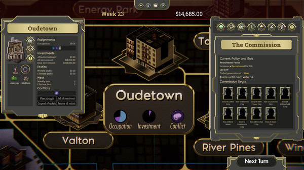 The Commission: Organized Crime Grand Strategy screenshot 5
