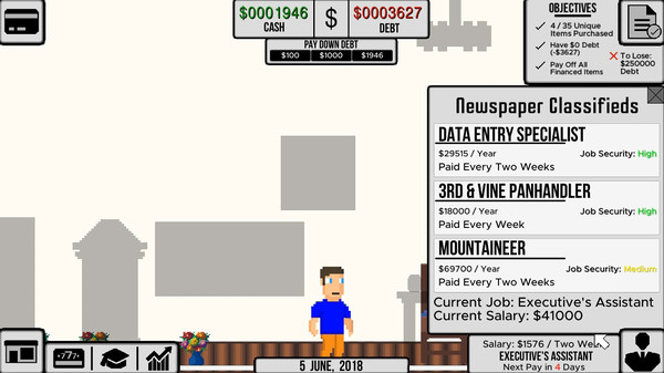 Life and Debt: A Real Life Simulator screenshot 3
