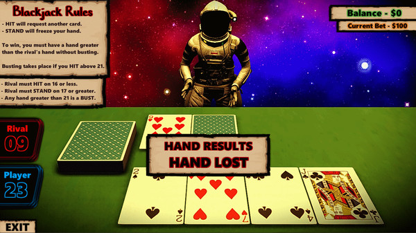 Blackjack In Space screenshot 2