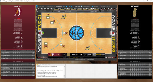 Draft Day Sports: College Basketball 2018 screenshot 2