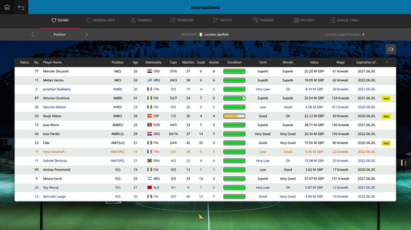 Global Soccer: A Management Game 2018 screenshot 1