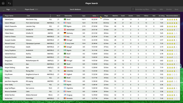 Global Soccer: A Management Game 2018 screenshot 10