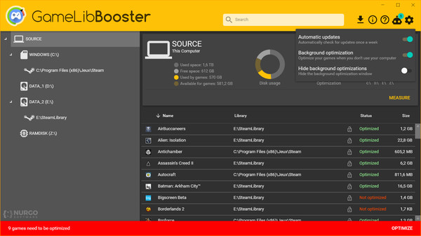 GameLibBooster screenshot 3