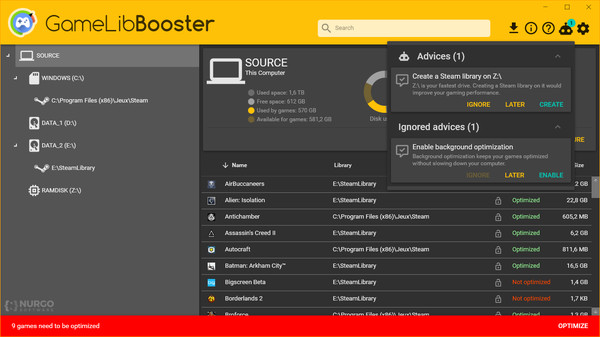 GameLibBooster screenshot 2