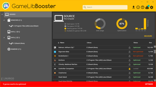 GameLibBooster screenshot 1