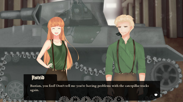 Panzer Hearts - War Visual Novel screenshot 2