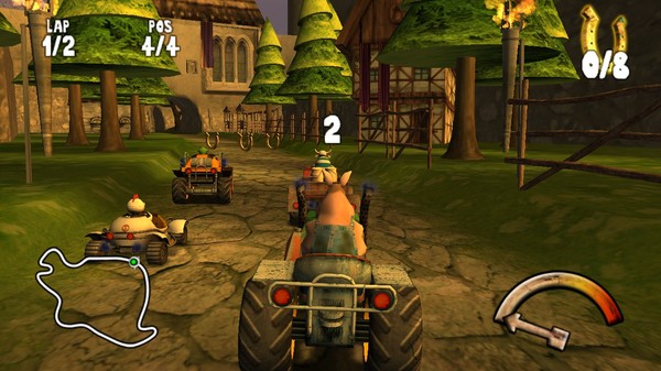 Calvin Tucker's Farm Animal Racing screenshot 2