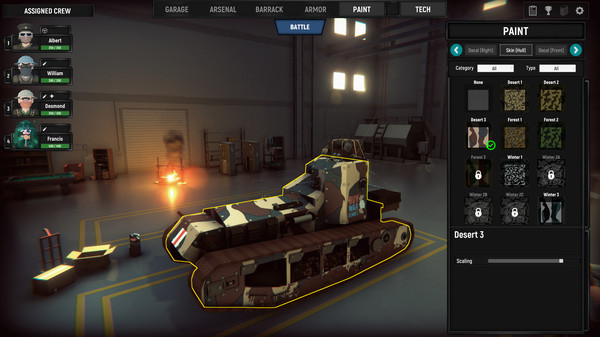 Armored Battle Crew [World War 1] - Tank Warfare and Crew Management Simulator screenshot 8